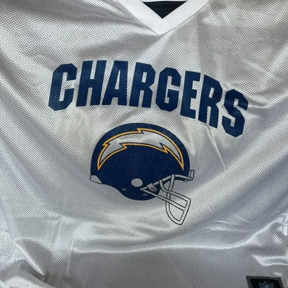 NFL Multicolor Los Angeles Chargers & Miami Dolphins Reversible Jersey Size XL - Picture 3 of 13